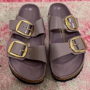 Birkenstock 40 lavender 100% leather